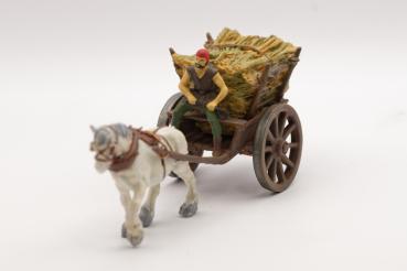 Transportwagen mit Bauer (Heuwagen)